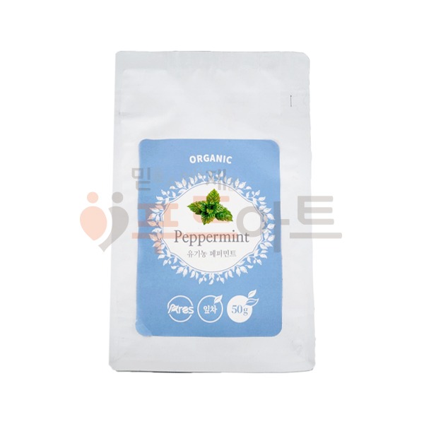 아레스티 유기농 페퍼민트 잎차 50g/리필팩/허브차