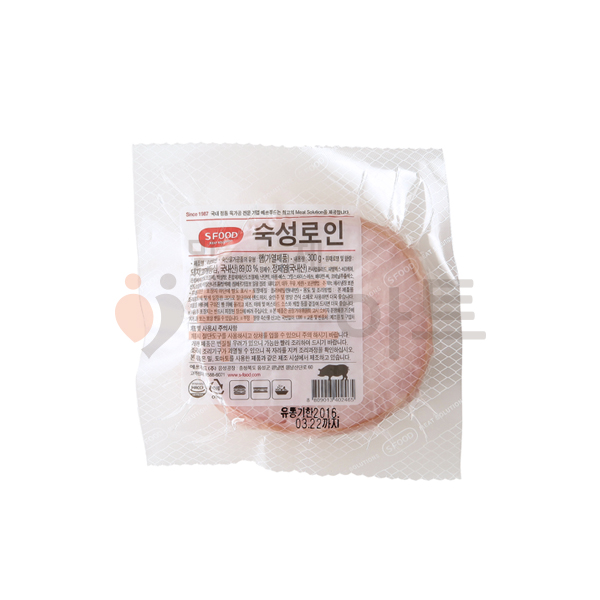 [에쓰푸드] 숙성로인 슬라이스 300g/등심/햄/SFOOD