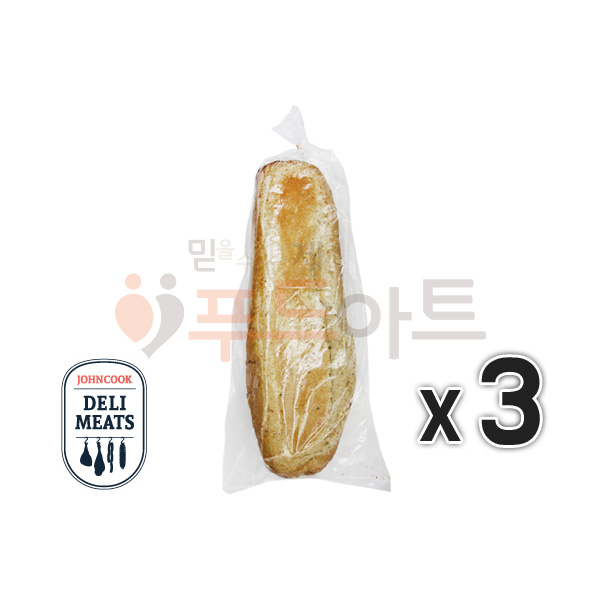 [에쓰푸드] 존쿡브레드 사워도우 브레드 1kg/3개/빵/냉동/SFOOD