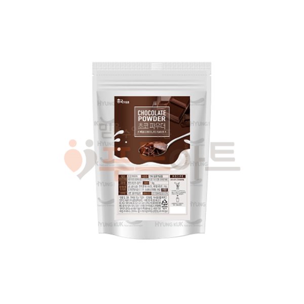 흥국F&amp;B 초코 파우더 1kg/초콜릿/초콜렛/초코라떼음료/라떼