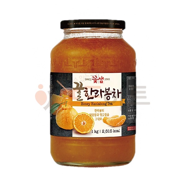 꽃샘 꿀한라봉차 1kg/한라봉/액상차/꿀차