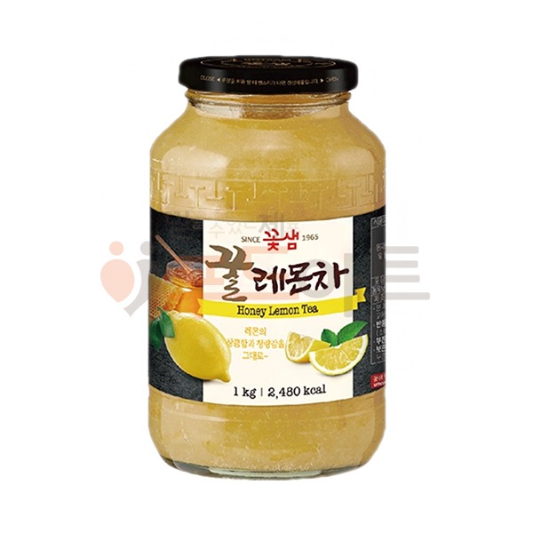 꽃샘 꿀레몬차 1kg/레몬/액상차/꿀차/레몬청
