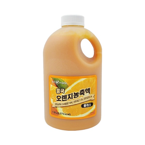 흥국에프엔비 오렌지농축액플러스 1.5L 에이드베이스